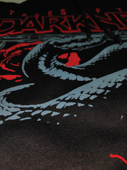 Tales of the darkness, Regular fit hoodie, 320 GSM.