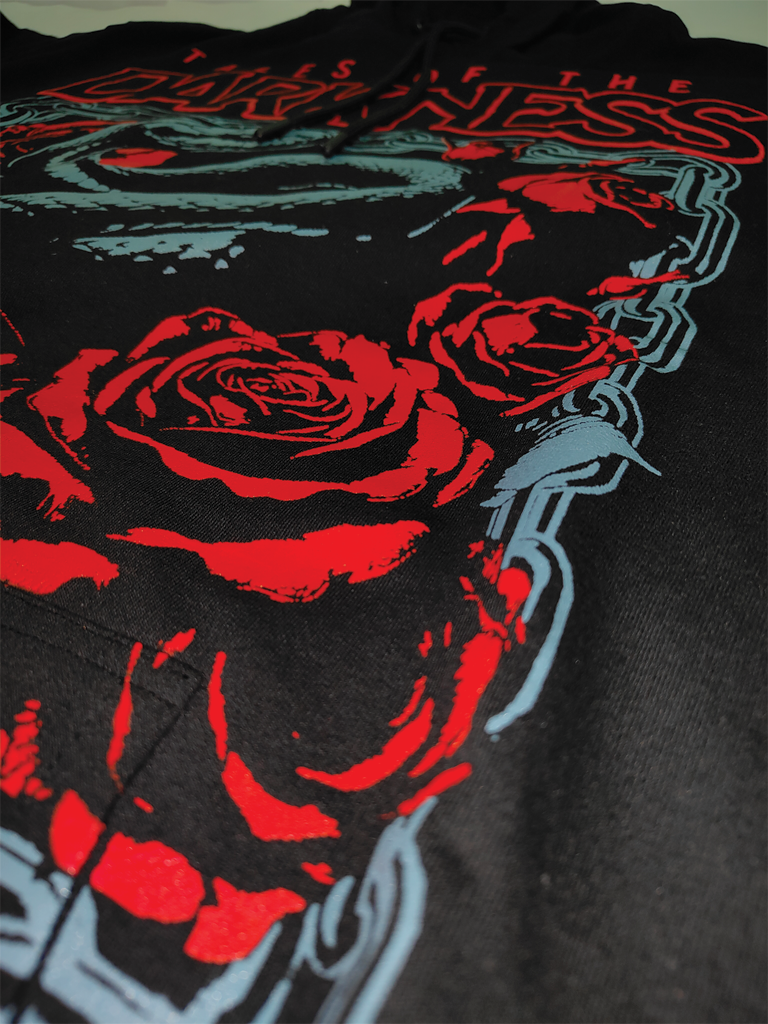 Tales of the darkness, Regular fit hoodie, 320 GSM.