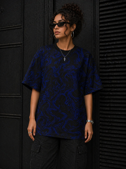 Camou – Oversized Drop Shoulder T-Shirt