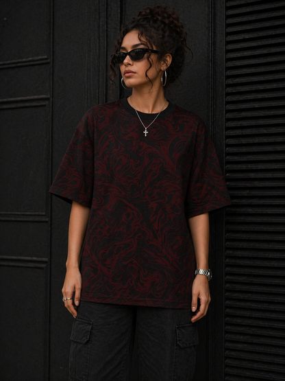 Camou – Oversized Drop Shoulder T-Shirt