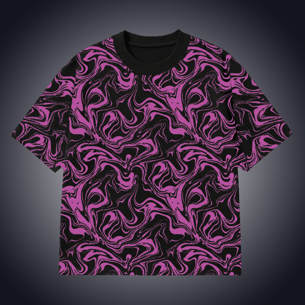 Camou – Oversized Drop Shoulder T-Shirt