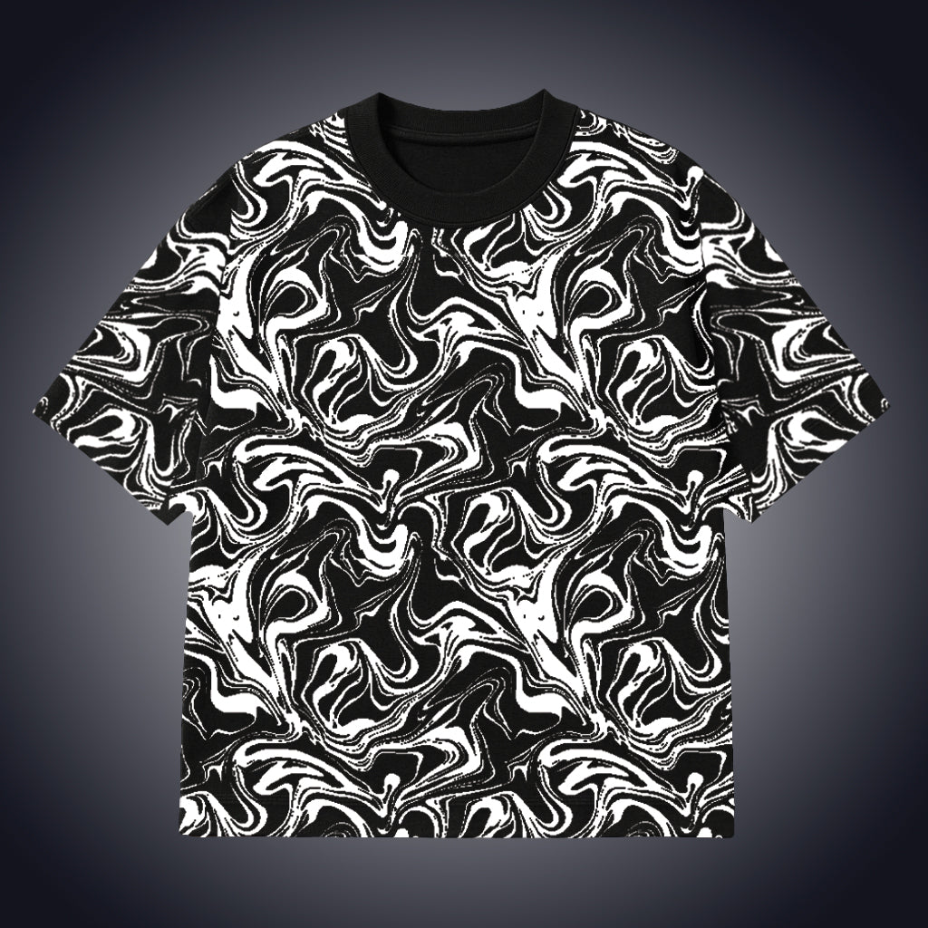 Camou – Oversized Drop Shoulder T-Shirt