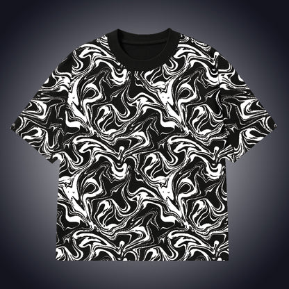 Camou – Oversized Drop Shoulder T-Shirt