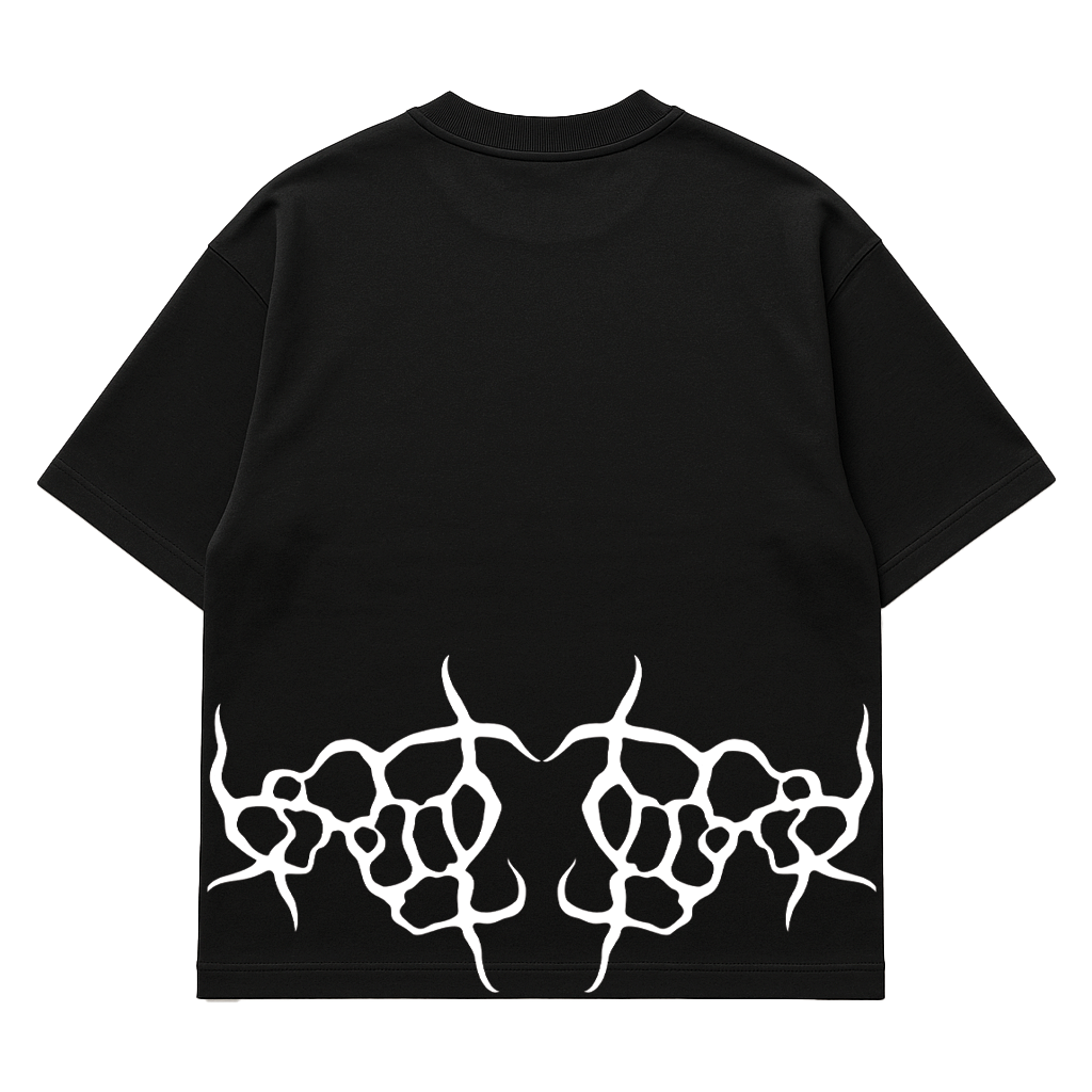 Caus, Oversized drop shoulders T-shirt, 100% premium cotton.