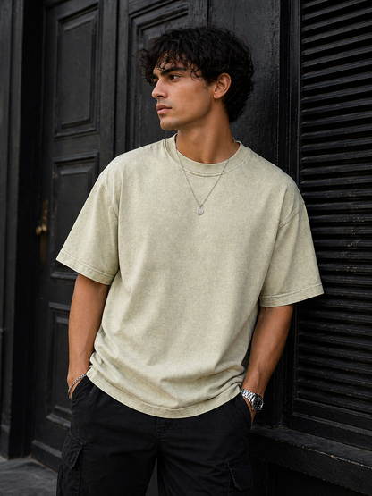 Camou Green – Oversized Drop Shoulder T-Shirt