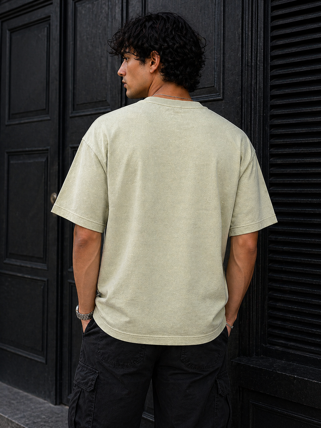 Control Everything Is Temporary – Oversized Drop Shoulder T-Shirt