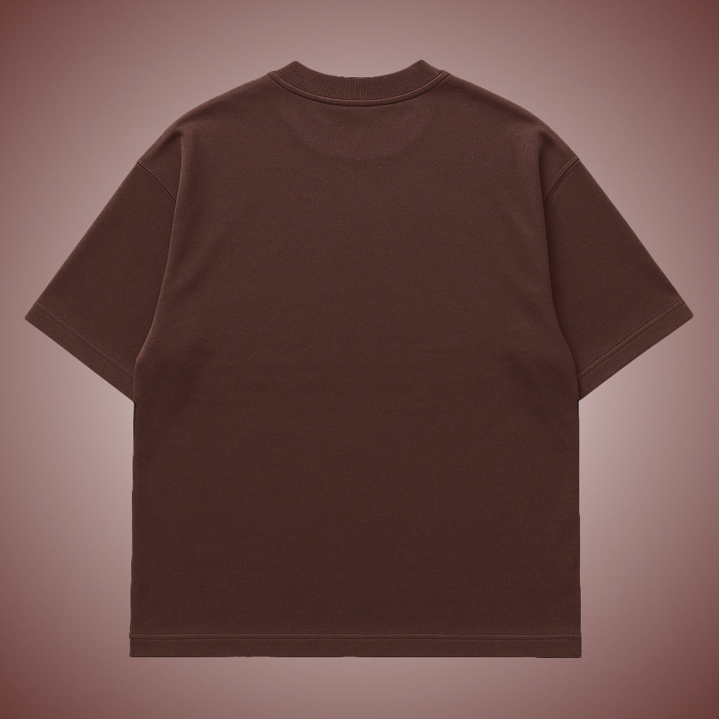 Maroon – Oversized Drop Shoulder T-Shirt