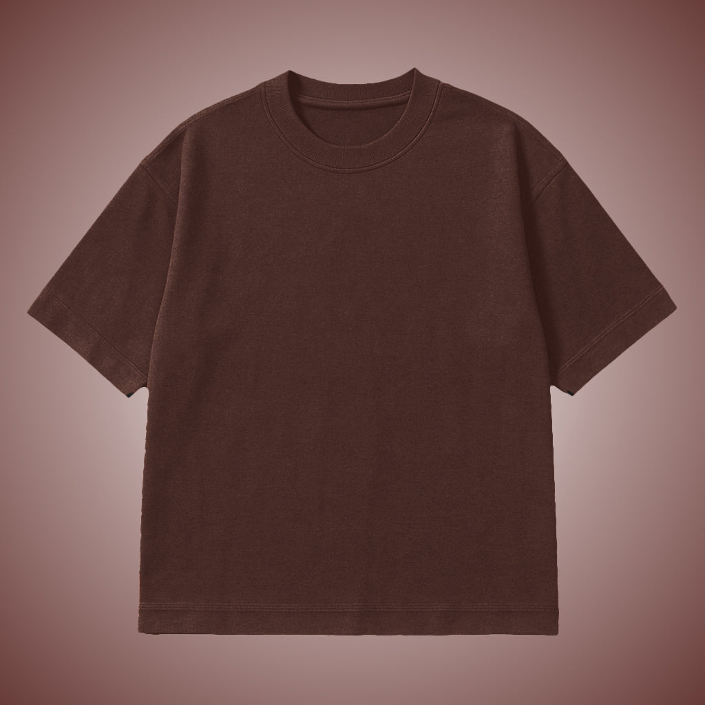 Maroon – Oversized Drop Shoulder T-Shirt