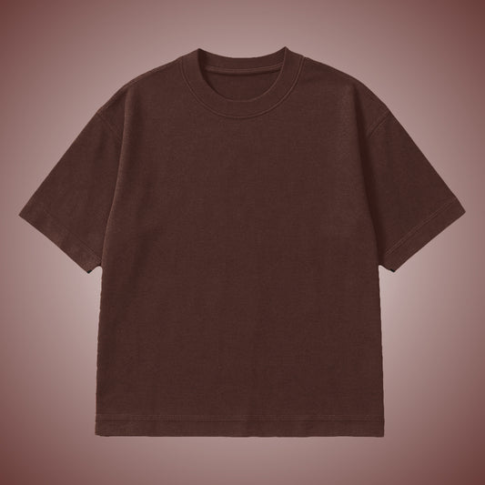 Maroon – Oversized Drop Shoulder T-Shirt