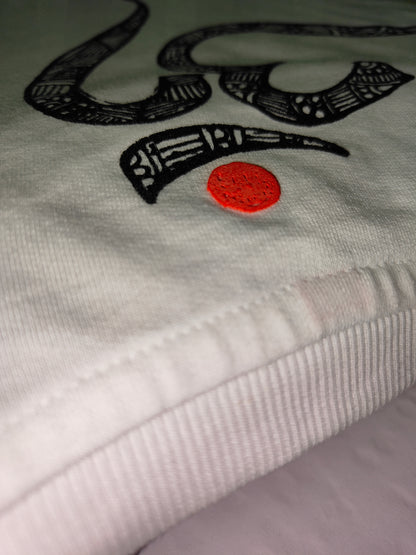 Om Namah Shivaya, Oversized drop shoulders T-shirt, 100% premium cotton.