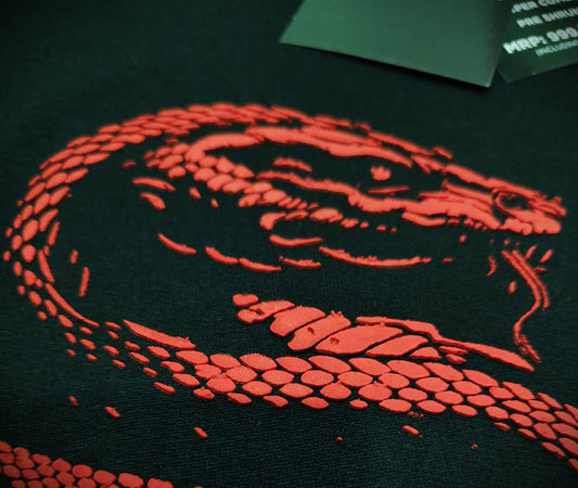 Sarpa V2, Oversized drop shoulders T-shirt, 100% premium cotton.