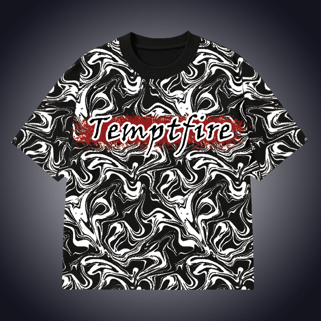 Temptfire Camou – Oversized Drop Shoulder T-Shirt