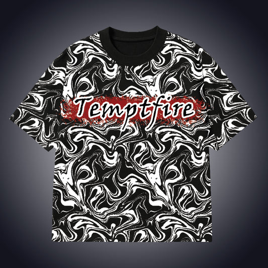 Temptfire Camou – Oversized Drop Shoulder T-Shirt