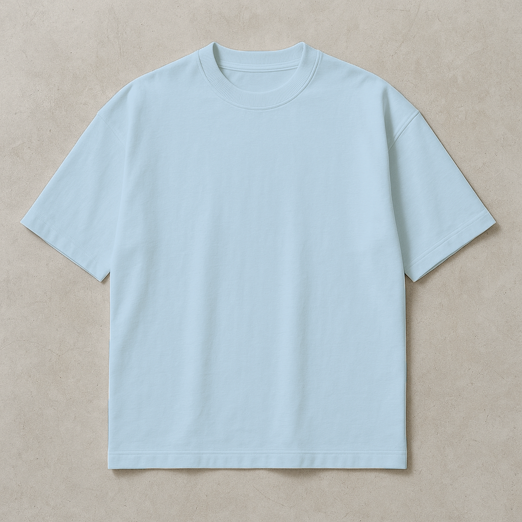 Lavender, Oversized drop shoulders T-shirt, 100% premium cotton.