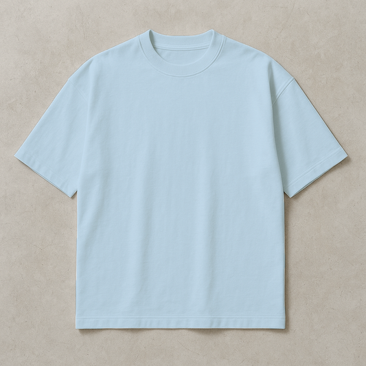 Lavender, Oversized drop shoulders T-shirt, 100% premium cotton.