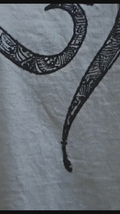 Om Namah Shivaya, Oversized drop shoulders T-shirt, 100% premium cotton.